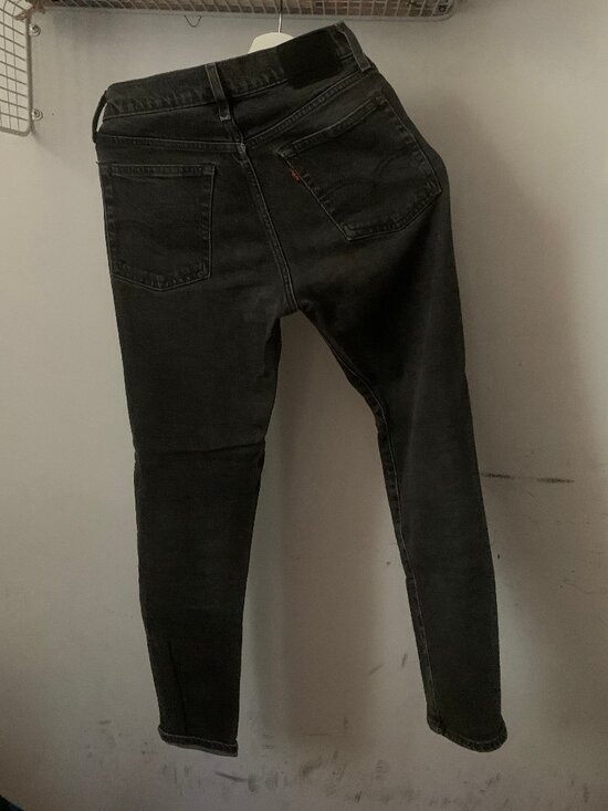 Levi's Straight-leg Denim Jeans in Washed Black - Picture 3 of 5